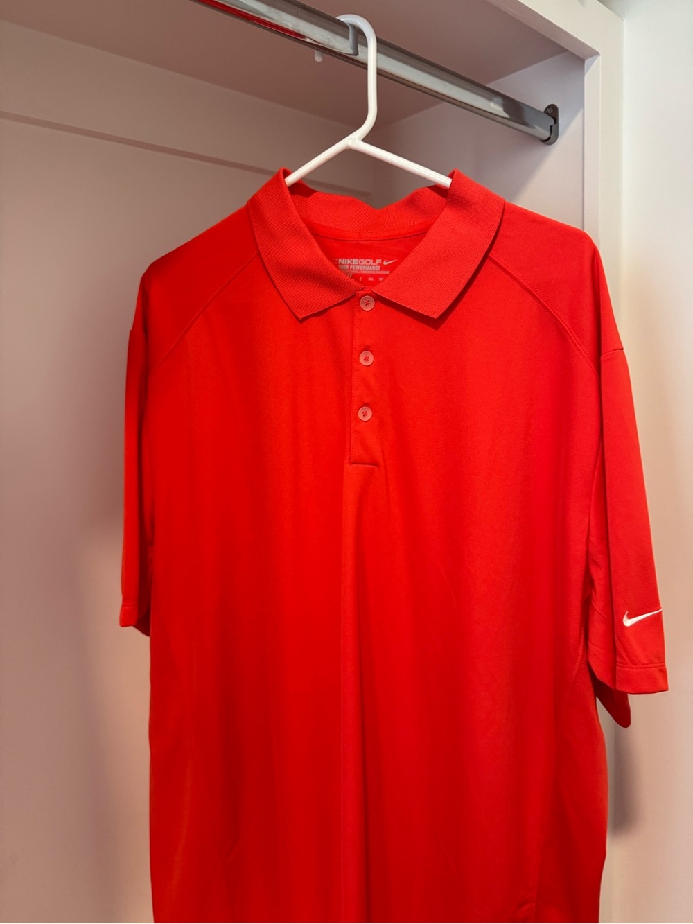 Nike Men’s Red Short-Sleeve Polo